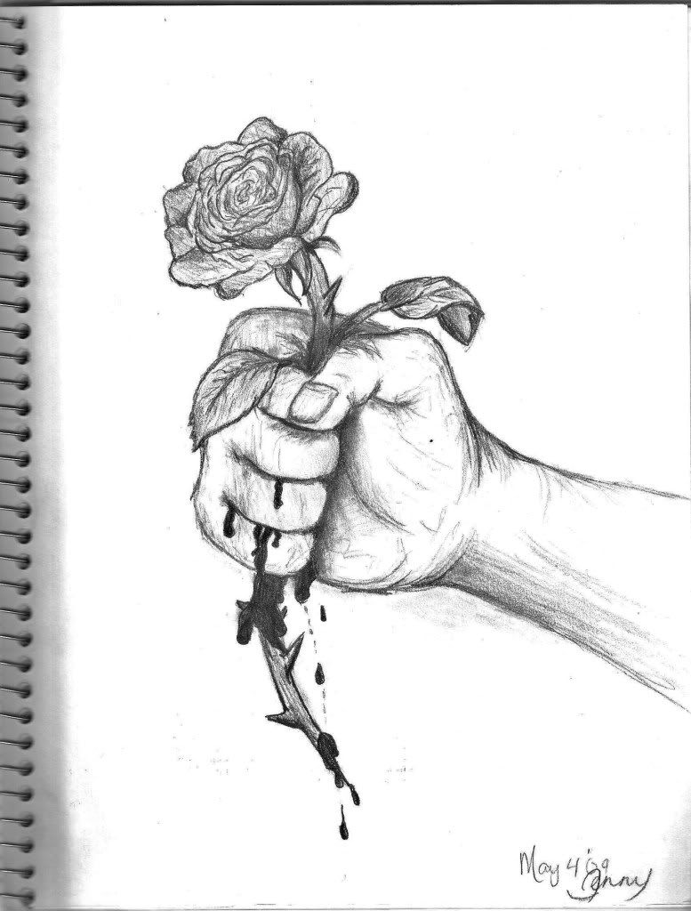 Bloody Rose Sketch Photo by endlesshorizon16 Photobucket